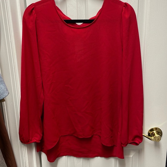 🍒 Bow back sheer top - Picture 2 of 2